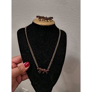 Leopard gold played set